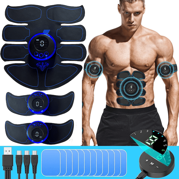 Tactical X Abs Stimulator 2025 - Abs + Arms + 12 Gel Pads